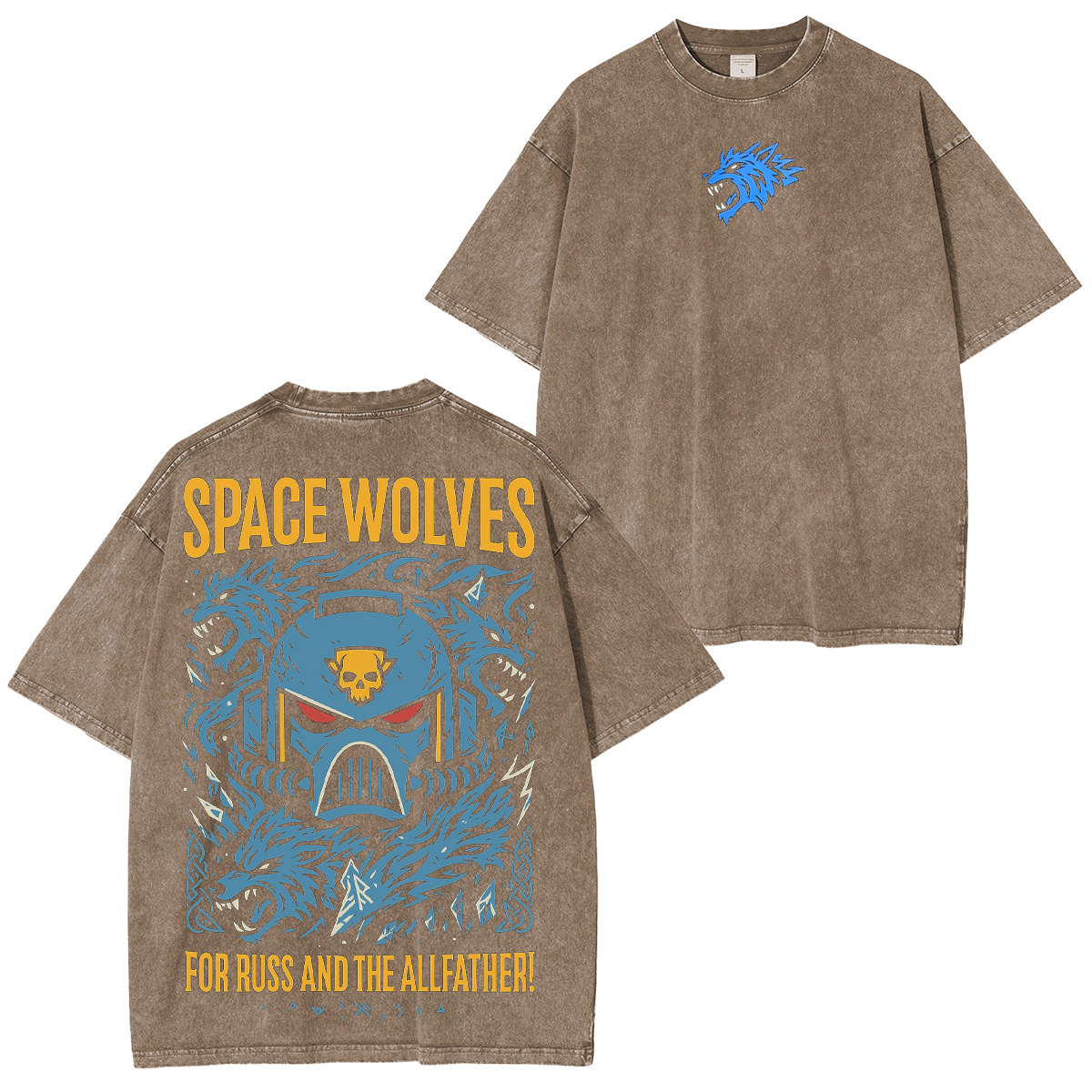 Space Wolves Warhammer 40k Vintage Washed T-shirt/Crewneck/Hoodie