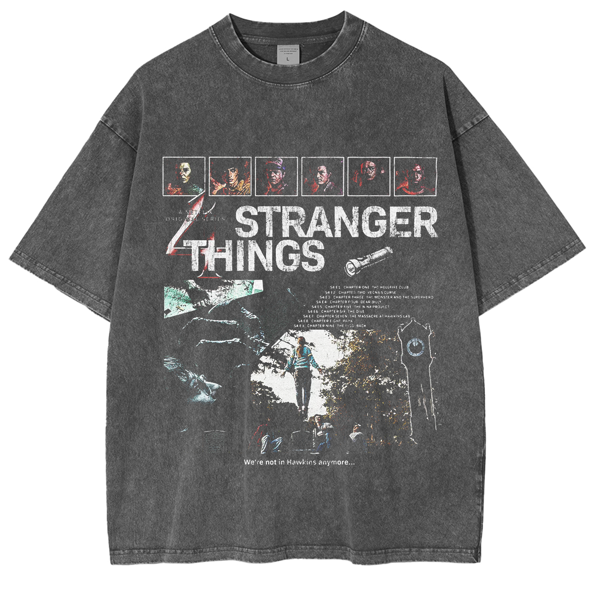 Stranger Things - Season 4' Washed T-shirt/Crewneck/Hoodie