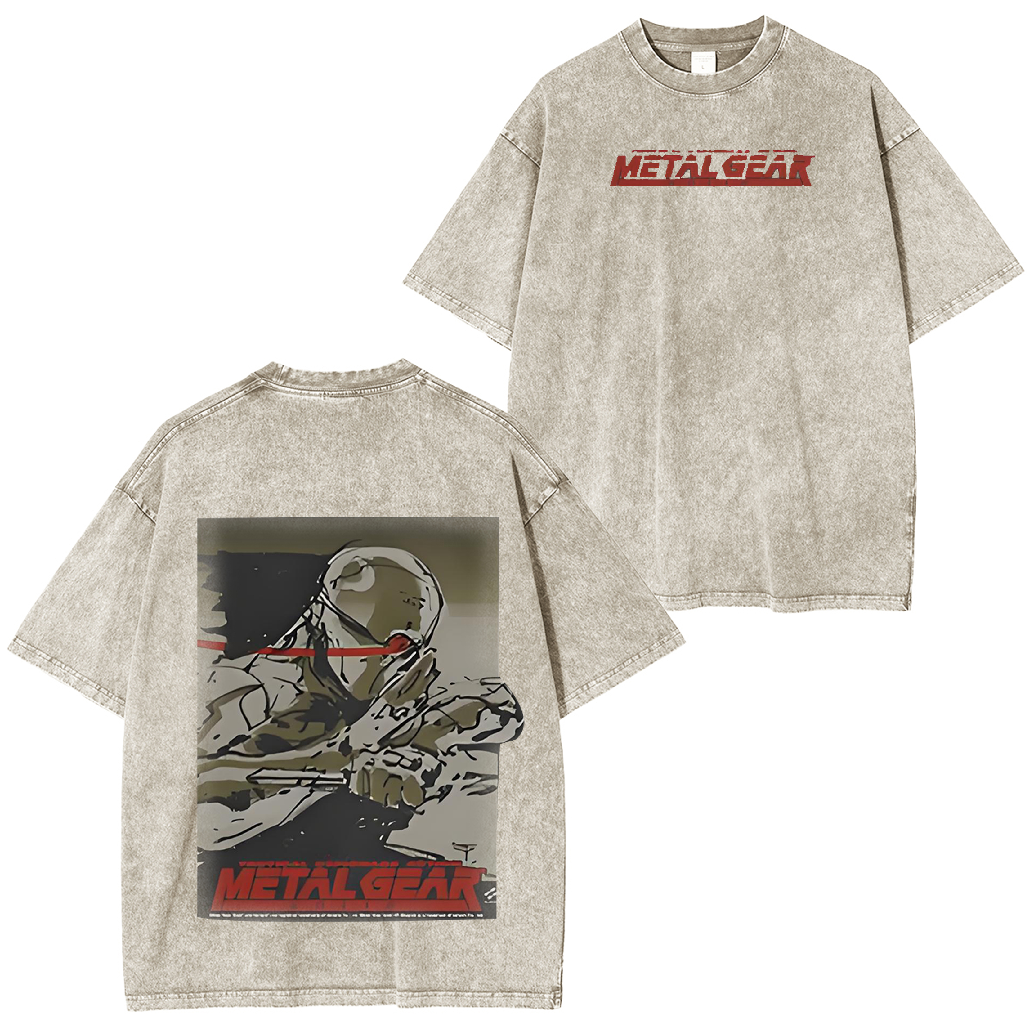 Metal Gear Solid Unisex Washed T-Shirt