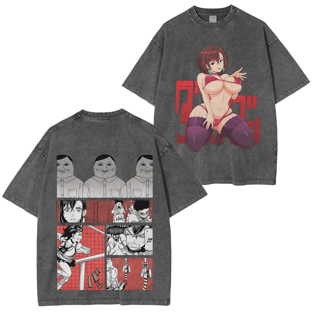 Dandadan Unisex Washed T-shirt/Crewneck/Hoodie