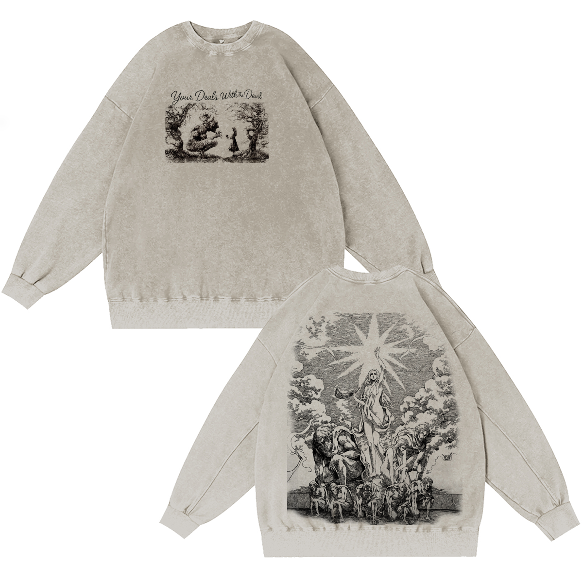 Attack on Titan Washed T-shirt/Crewneck/Hoodie