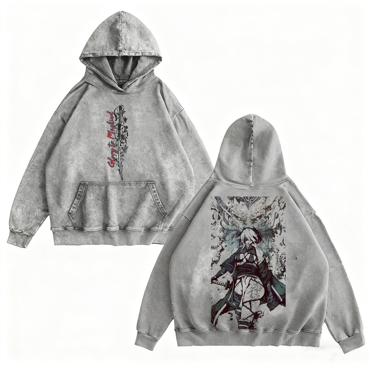 NieR: Automata Vintage Washed T-shirt/Crewneck/Hoodie