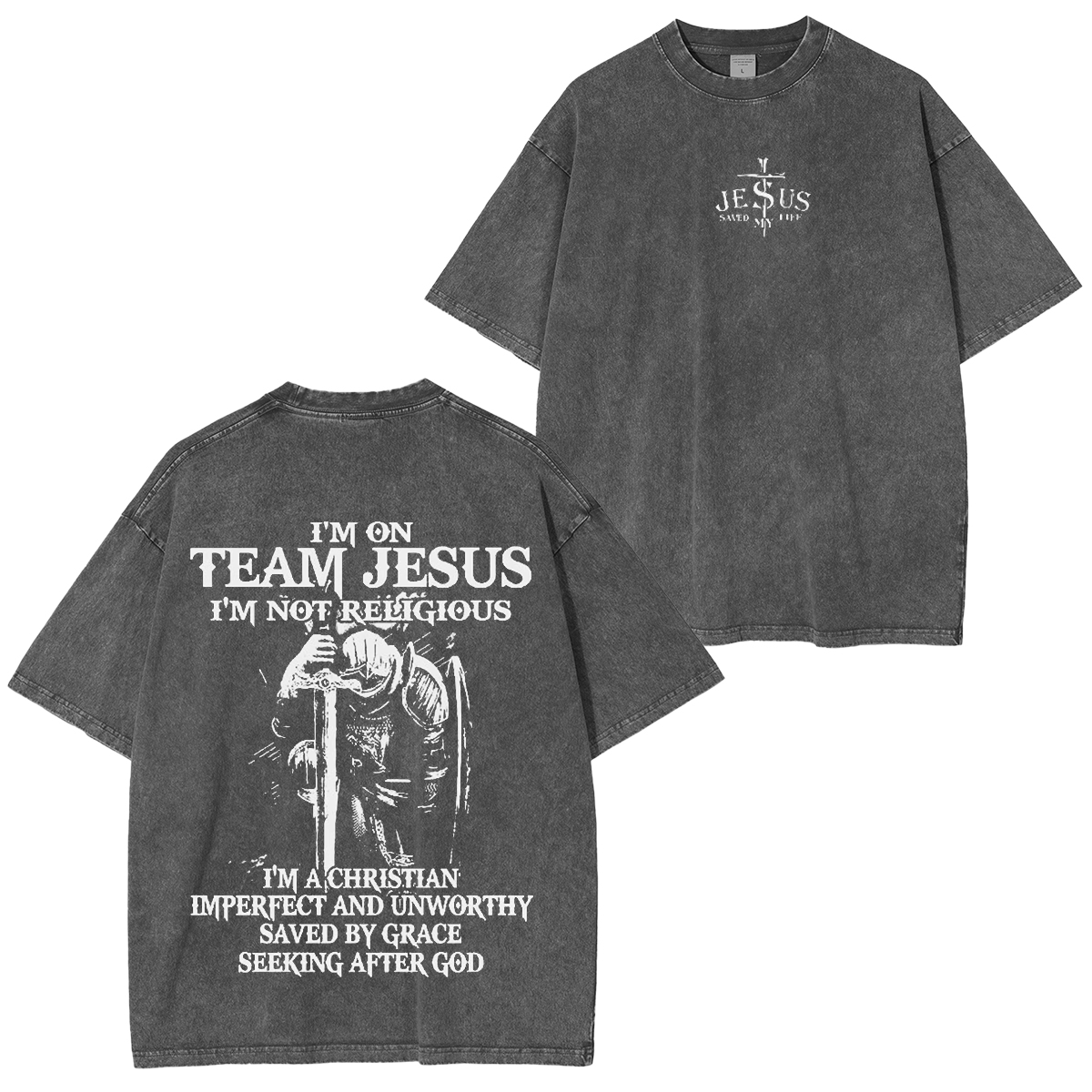 Team Jesus Unisex Washed T-shirt/Crewneck/Hoodie