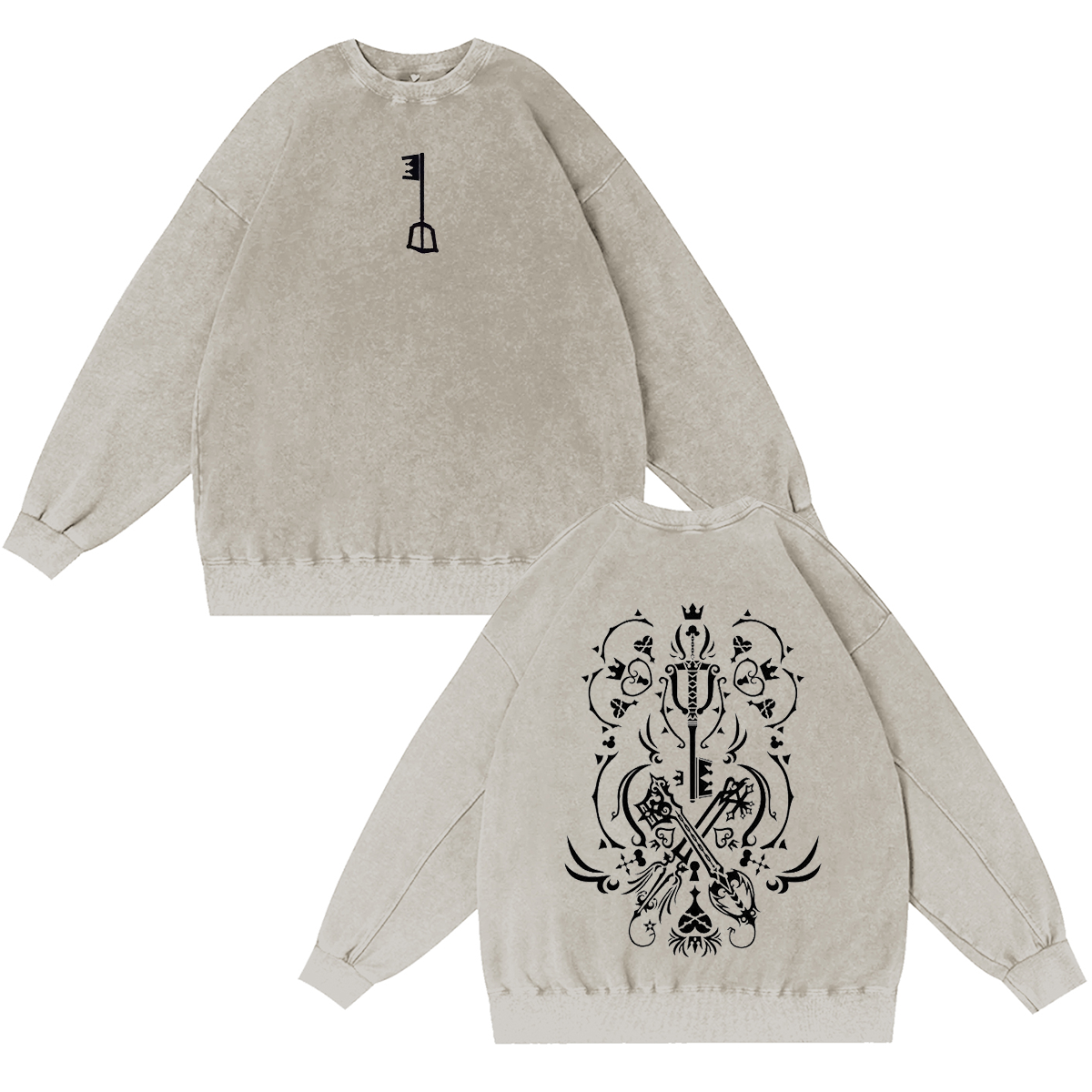 Kingdom Hearts Vintage Washed T-shirt/Crewneck/Hoodie