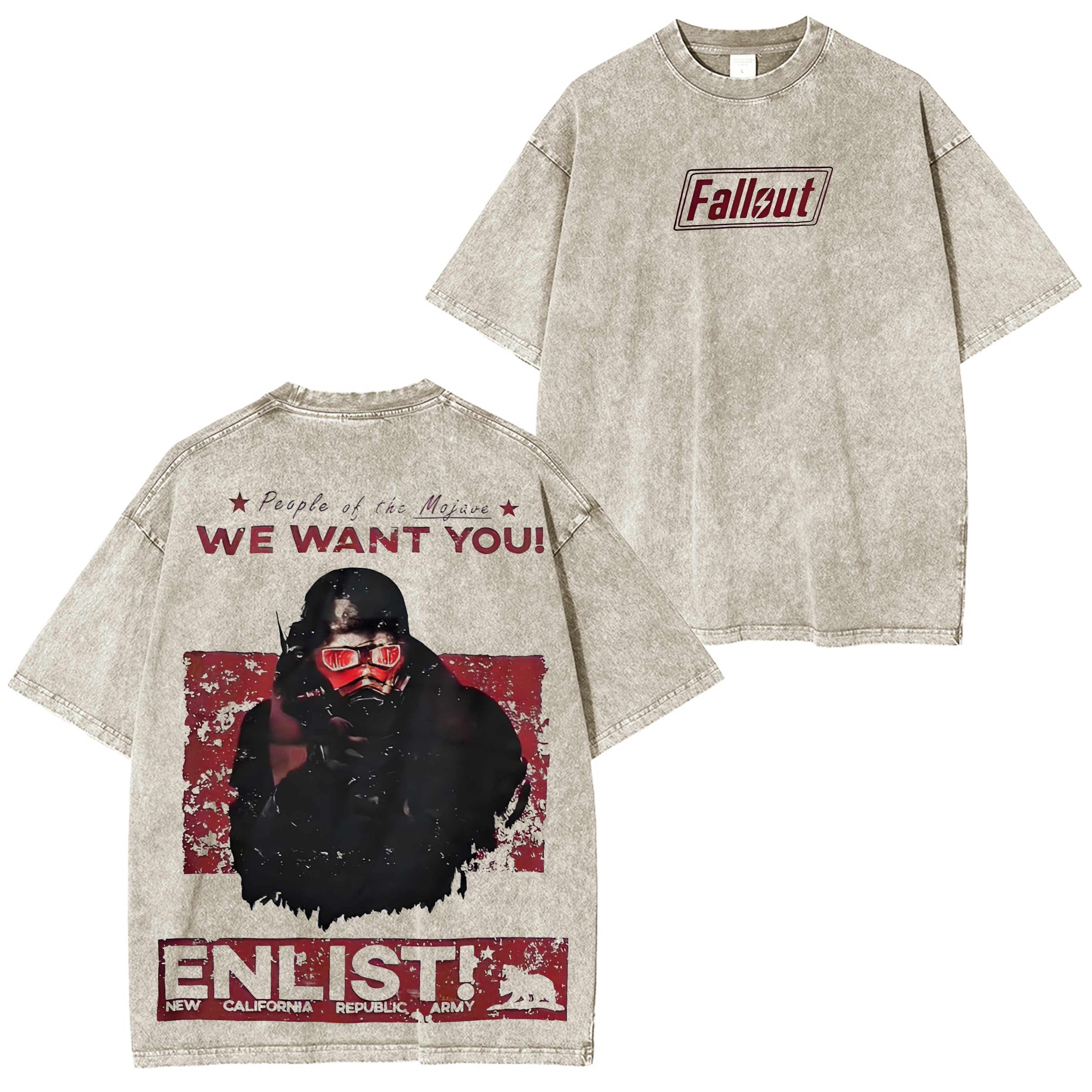 Fallout: New Vegas Vintage Unisex Washed T-Shirt