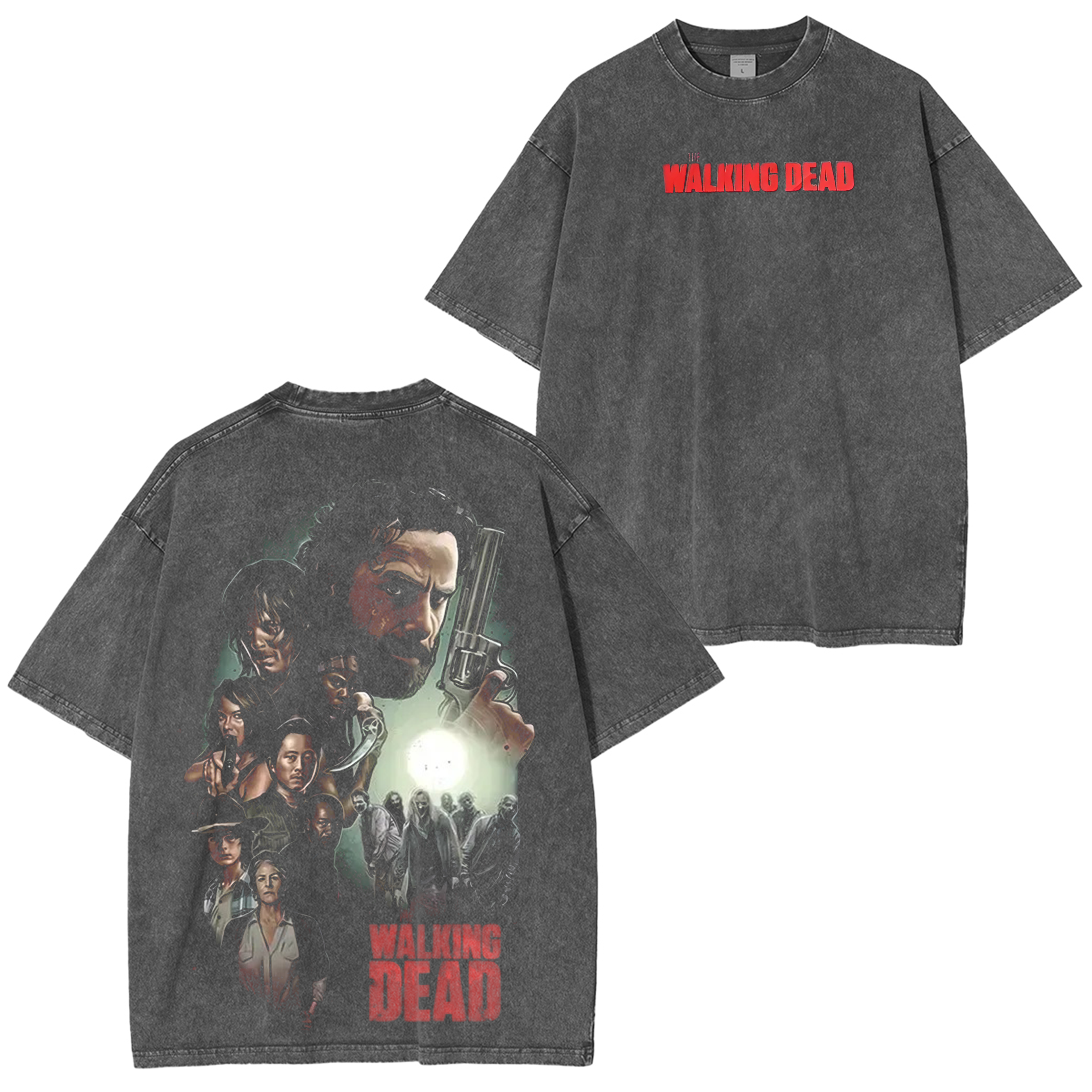 The Walking Dead Vintage Unisex Washed T-Shirt