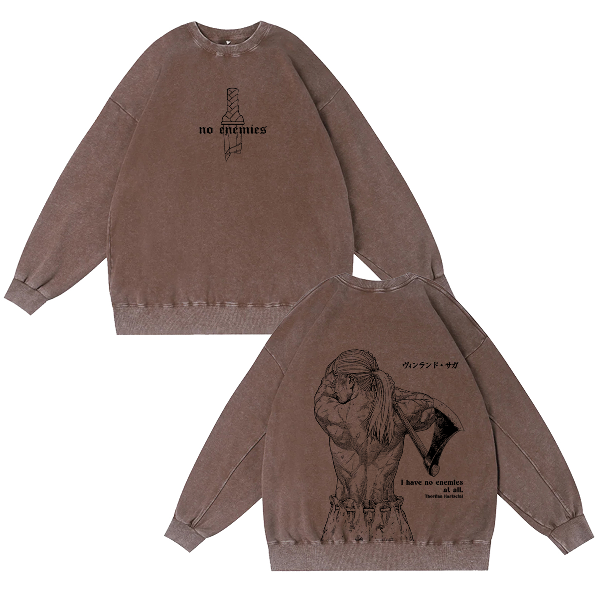 Vinland Saga.Washed T-shirt/Crewneck/Hoodie