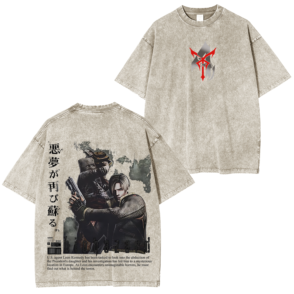 Re4 Unisex Washed T-shirt/Crewneck/Hoodie