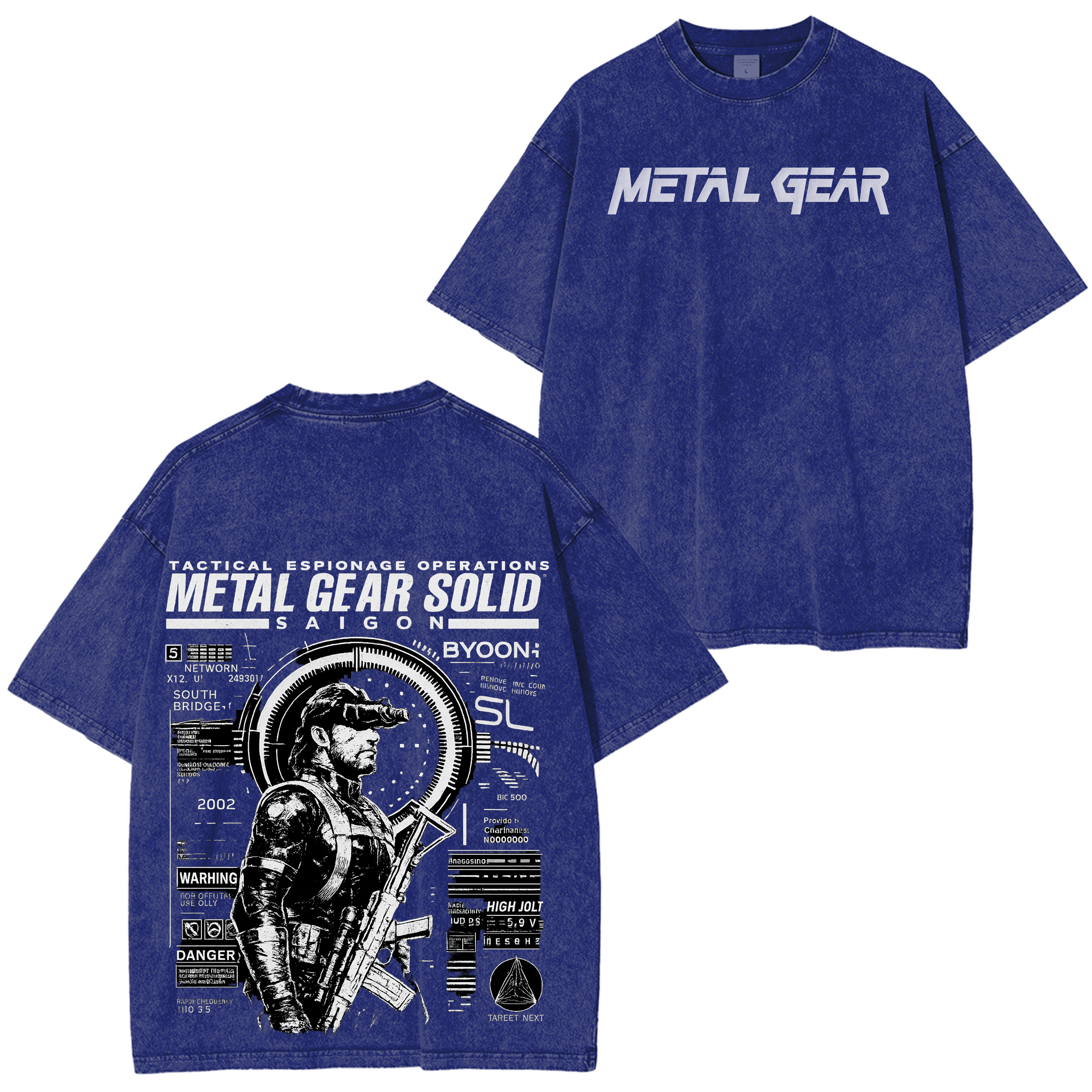 Metal Gear Solid 2: Sons of Liberty Vintage Unisex Washed T-Shirt