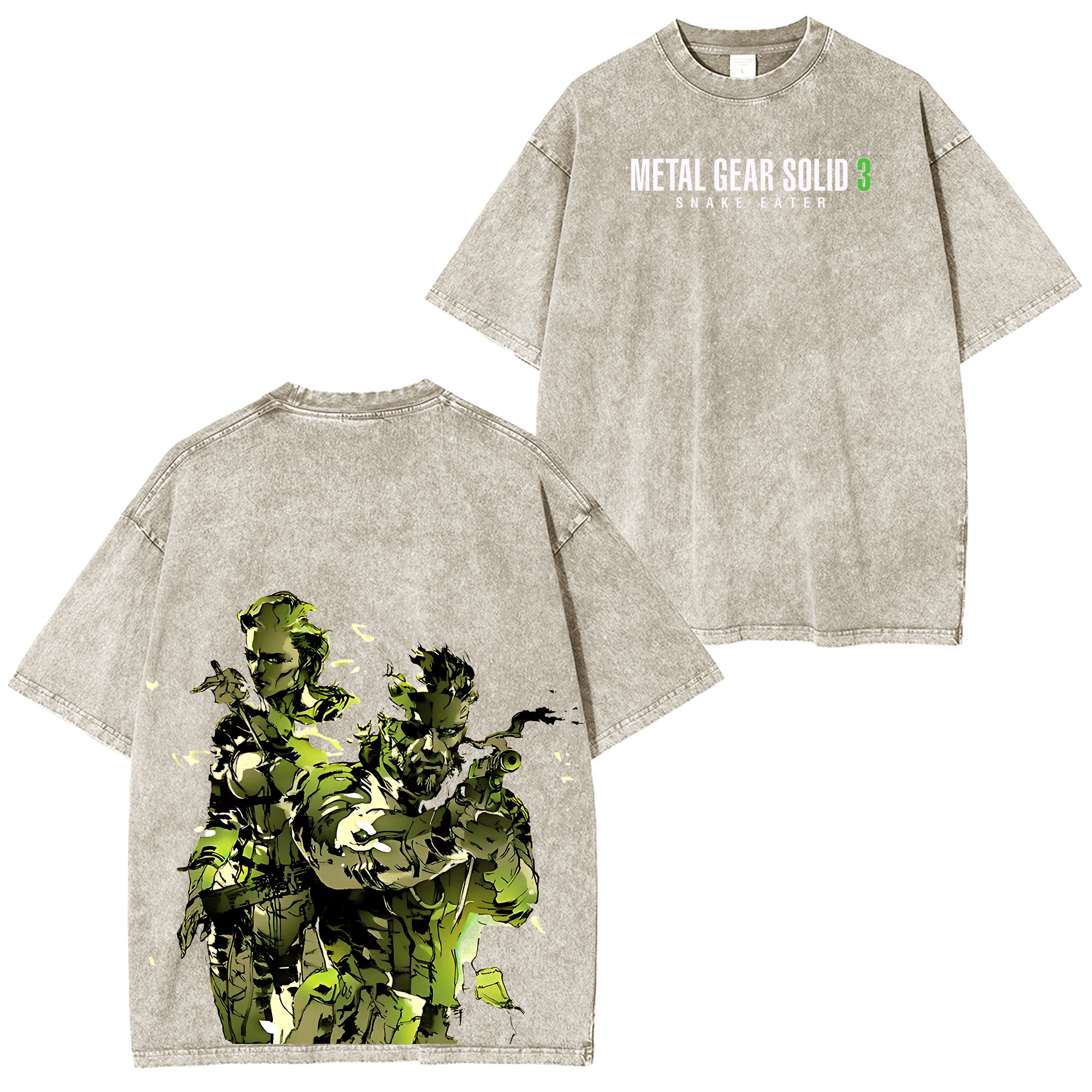 Metal Gear Solid 3: Snake Eater Unisex Washed T-Shirt