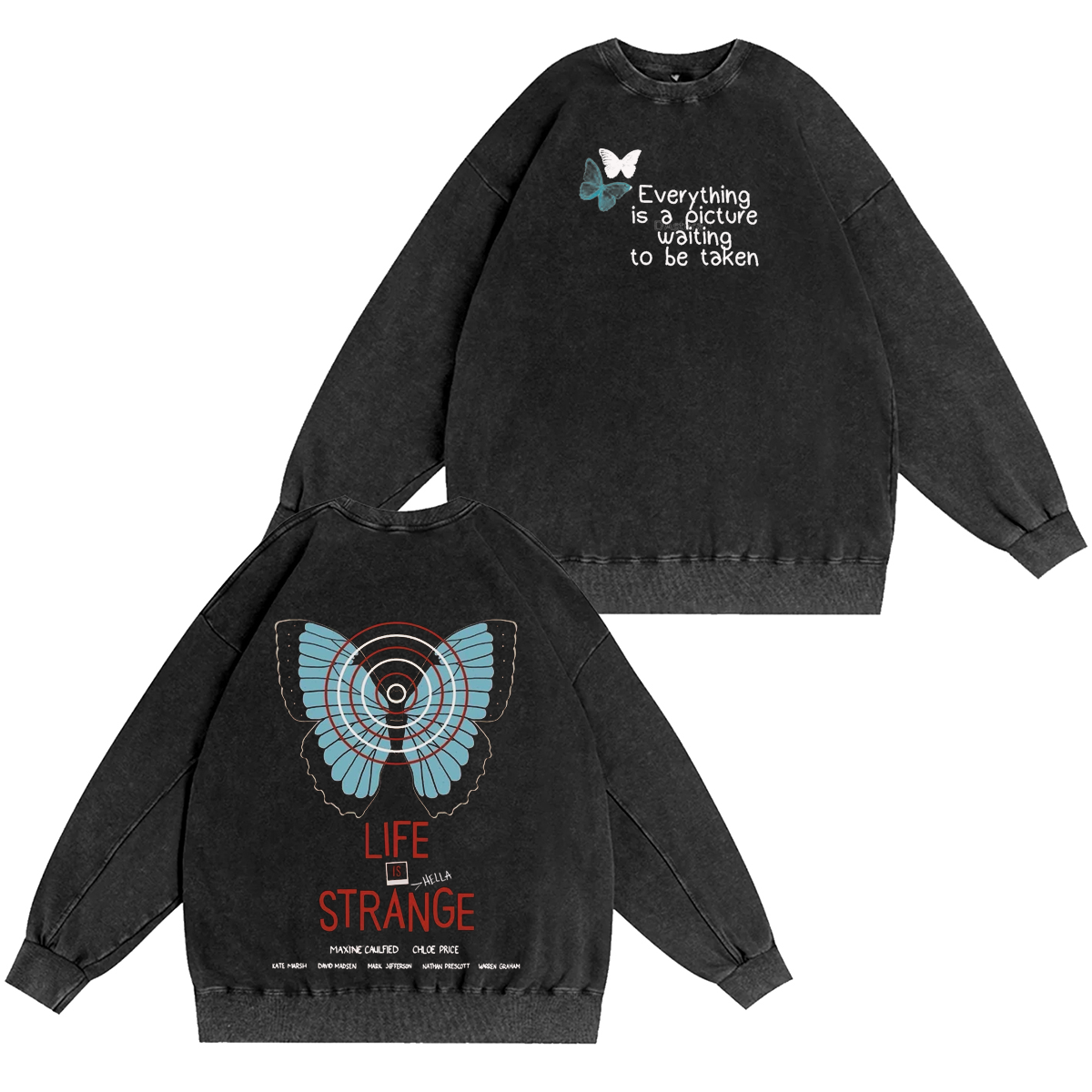 Life Is Strange Unisex Washed T-shirt/Crewneck/Hoodie