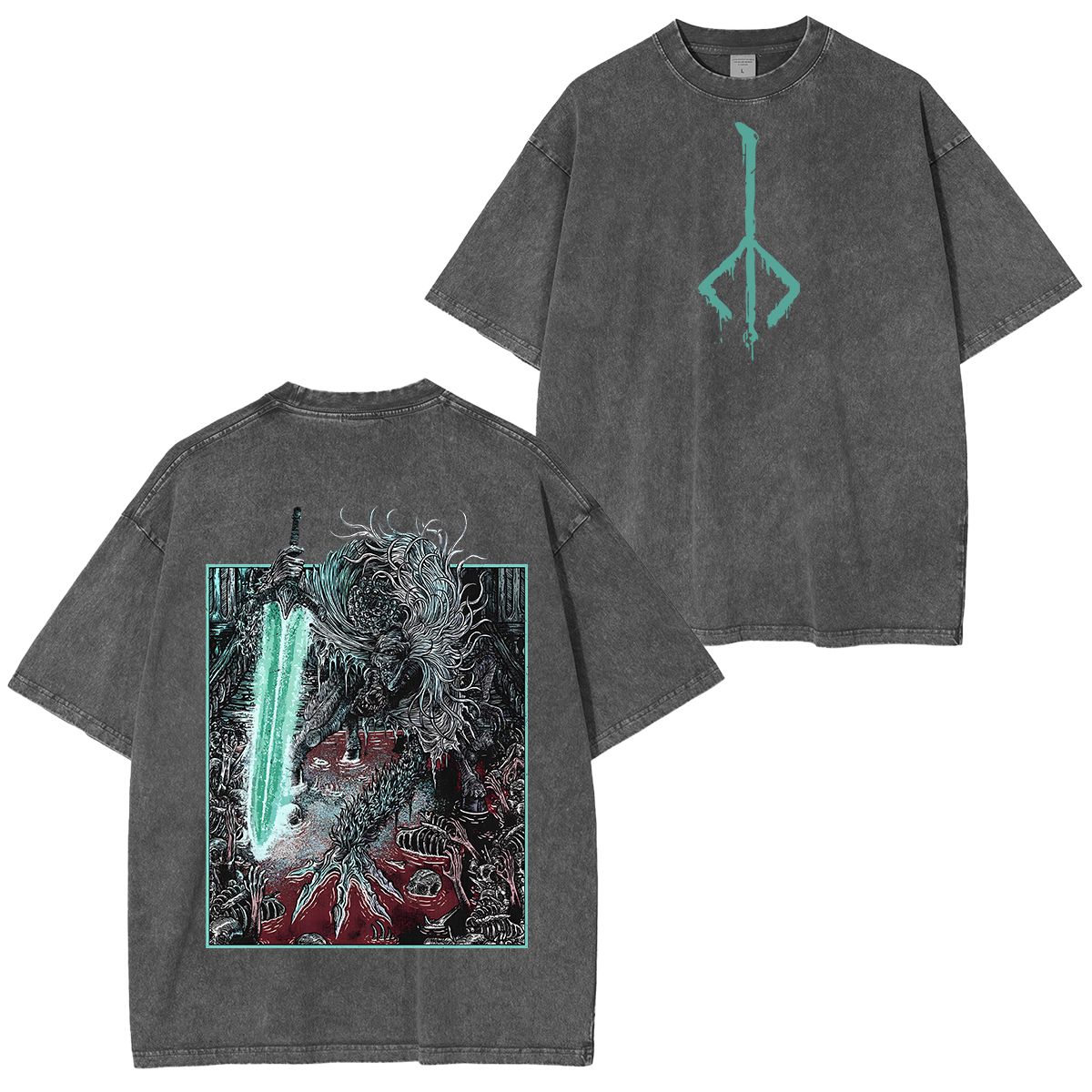 Bloodborne Ludwig The Accursed Holy Blade Grim Unisex Washed T-Shirt