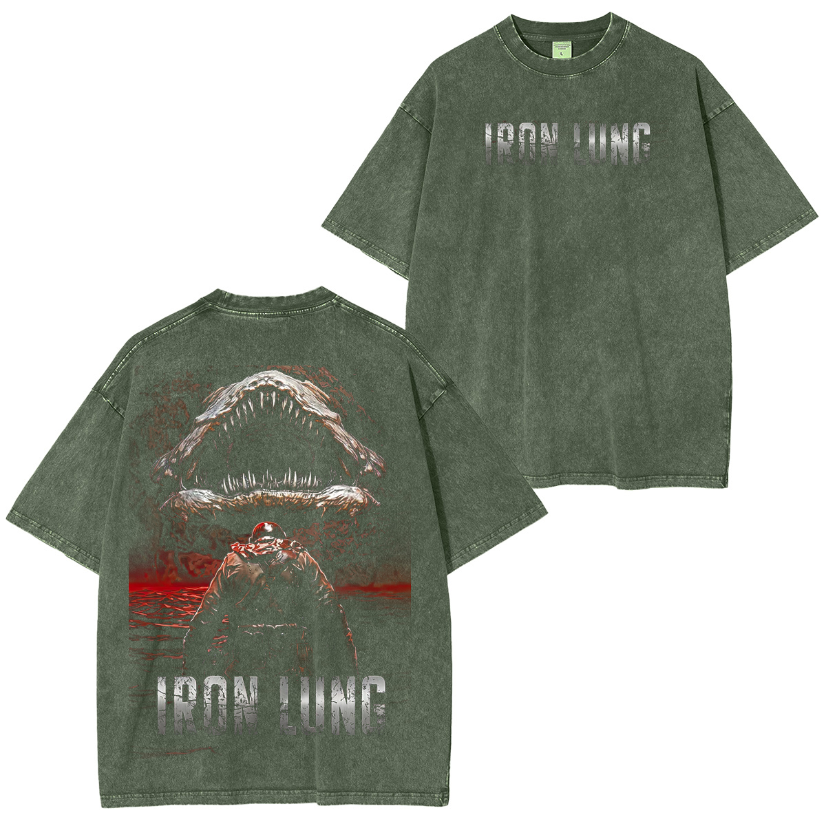 Iron Lung Game Unisex Washed T-shirt/Crewneck/Hoodie