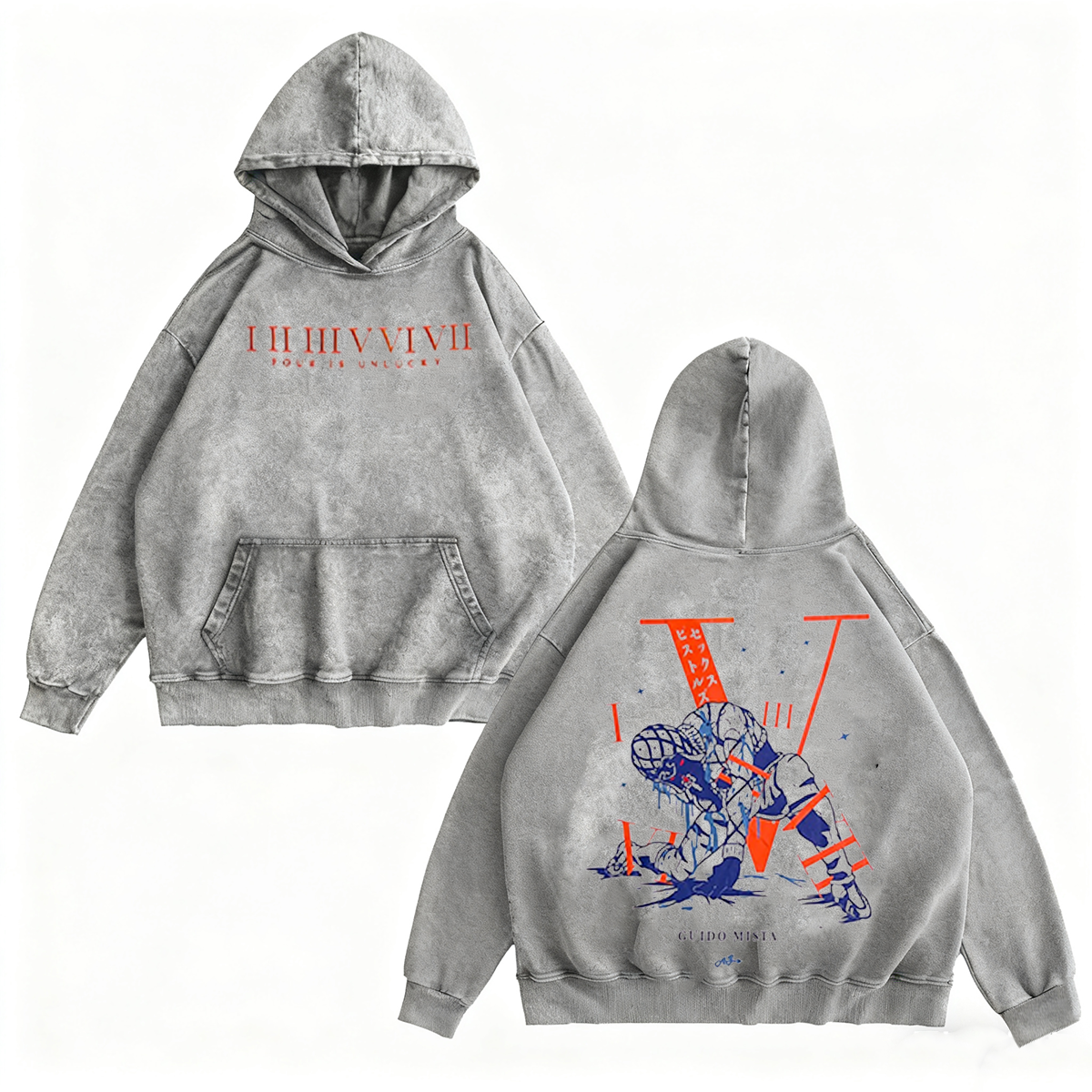 JoJo's Bizarre Adventure Washed T-shirt/Crewneck/Hoodie