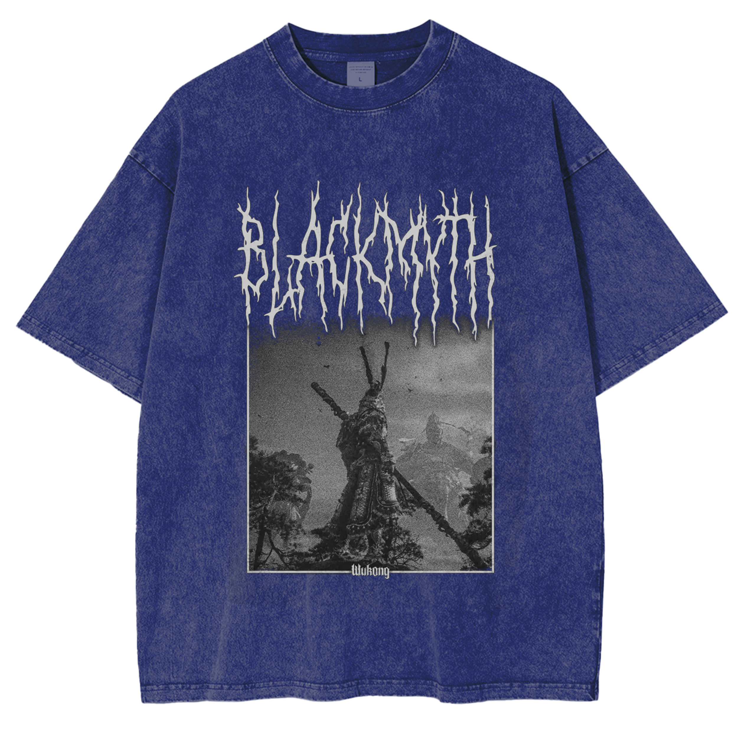 Black Myth Wukong Vintage Unisex Washed T-Shirt