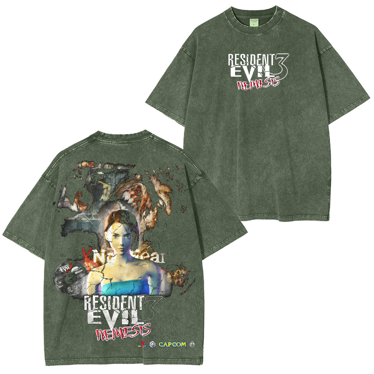 Resident Evil 3: Nemesis Washed T-shirt/Crewneck/Hoodie