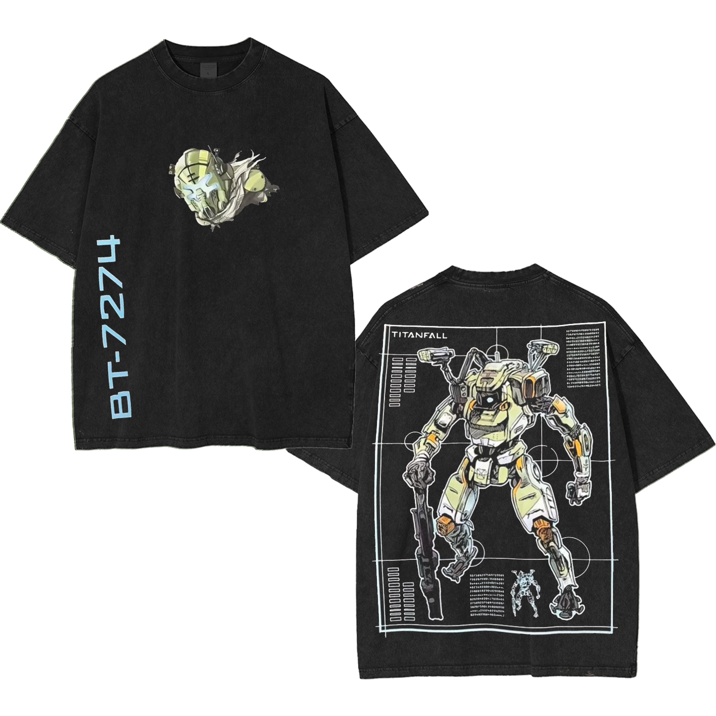 Titanfall 2 Unisex Washed T-shirt/Crewneck/Hoodie
