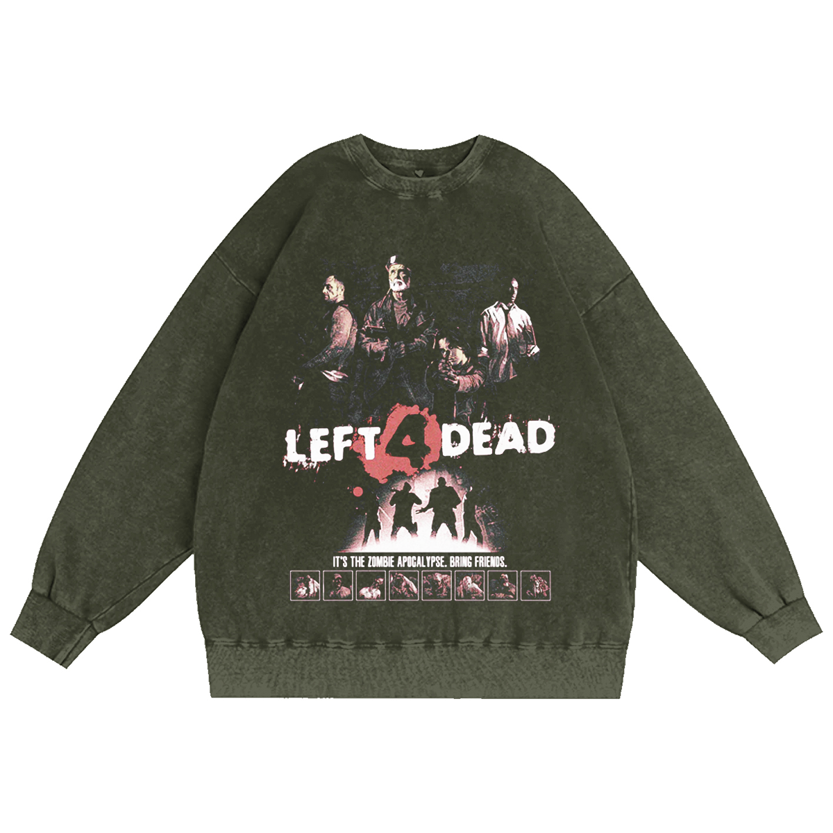 Left 4 Dead Vintage Washed T-shirt/Crewneck/Hoodie