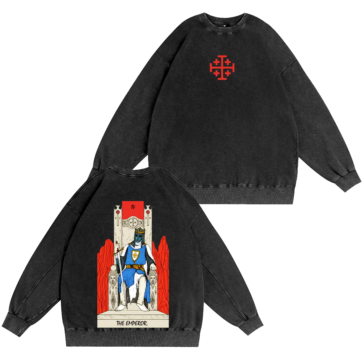 Leper King Baldwin IV  Vintage Washed T-shirt/Crewneck/Hoodie