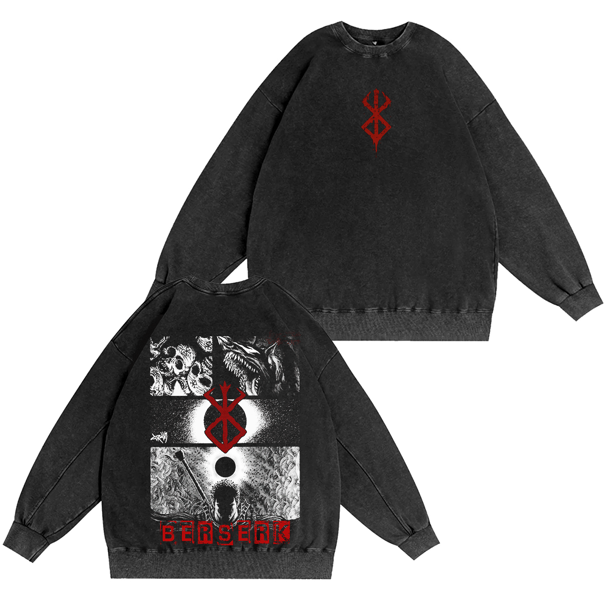 Berserk Vintage Washed T-shirt/Crewneck/Hoodie
