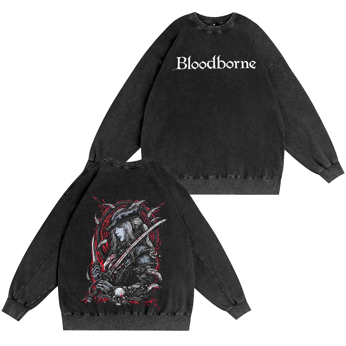 Bloodborne Vintage Washed T-shirt/Crewneck/Hoodie