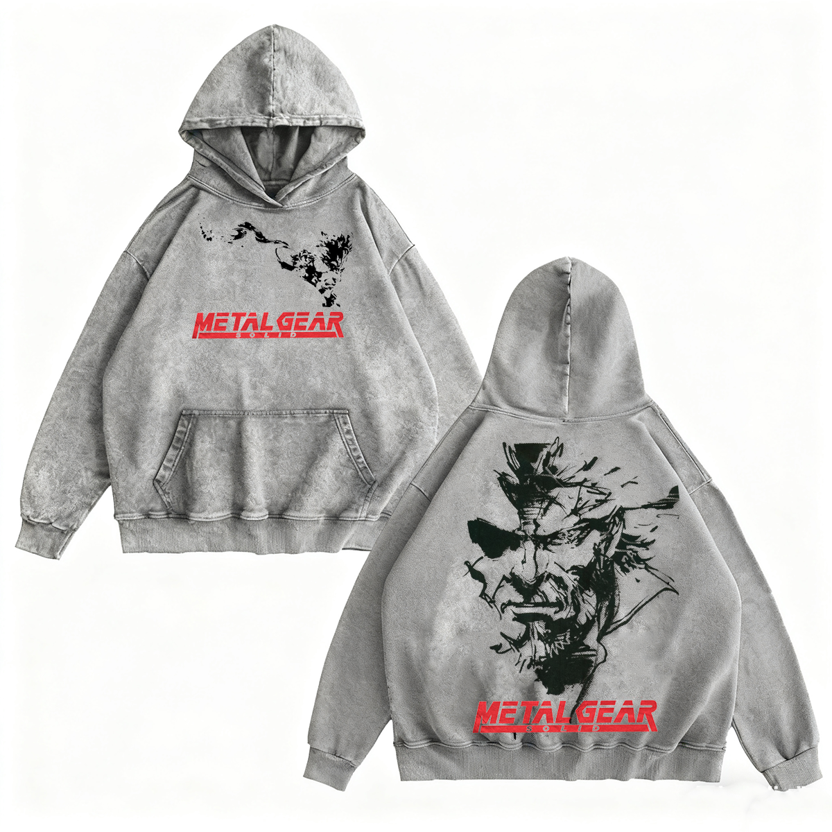 Metal Gear Solid Vintage Washed T-shirt/Crewneck/Hoodie