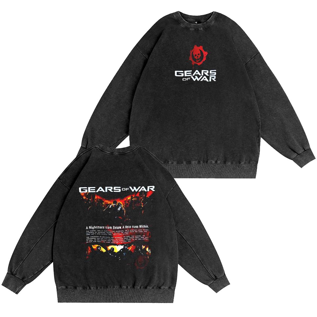 Gears of War Vintage Washed T-shirt/Crewneck/Hoodie