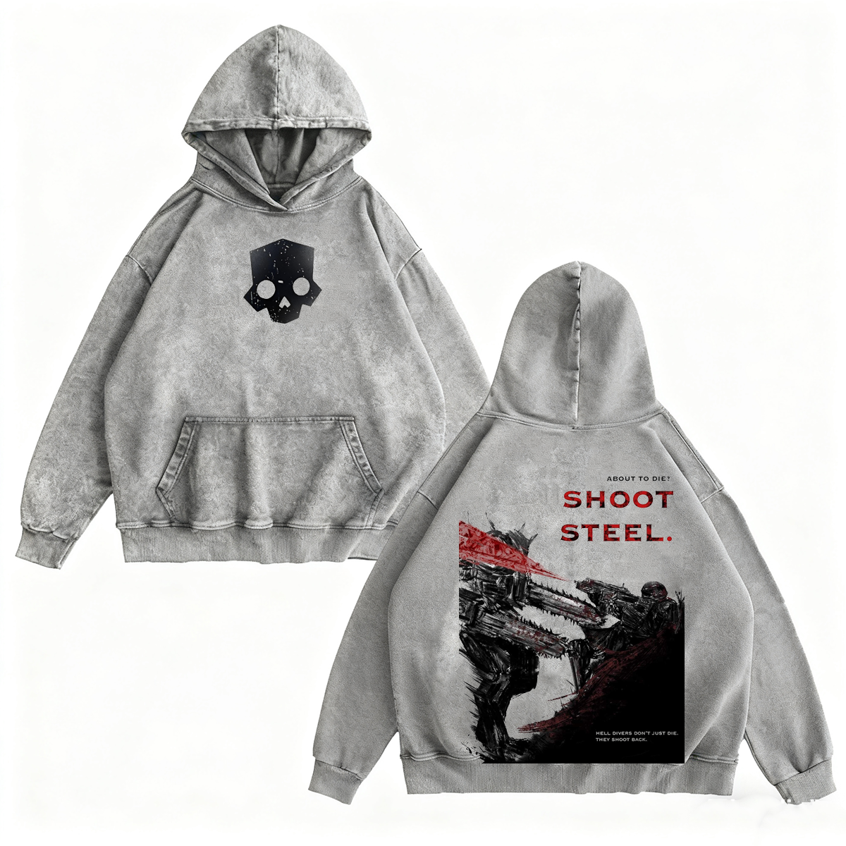 Helldivers 2 Vintage Washed T-shirt/Crewneck/Hoodie