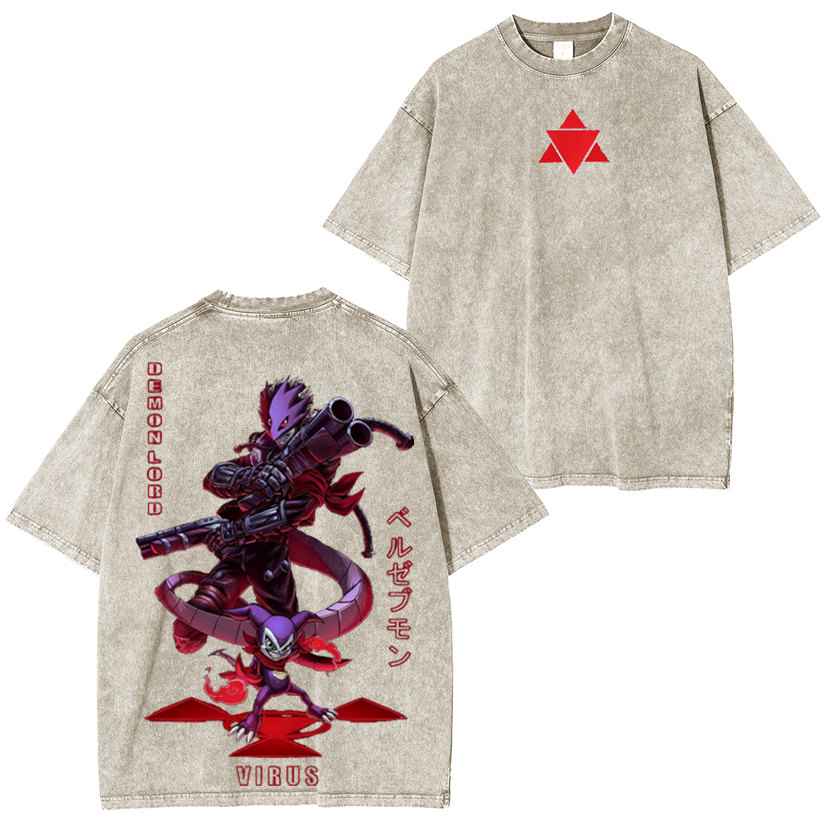 Digimon Vintage Washed T-shirt/Crewneck/Hoodie