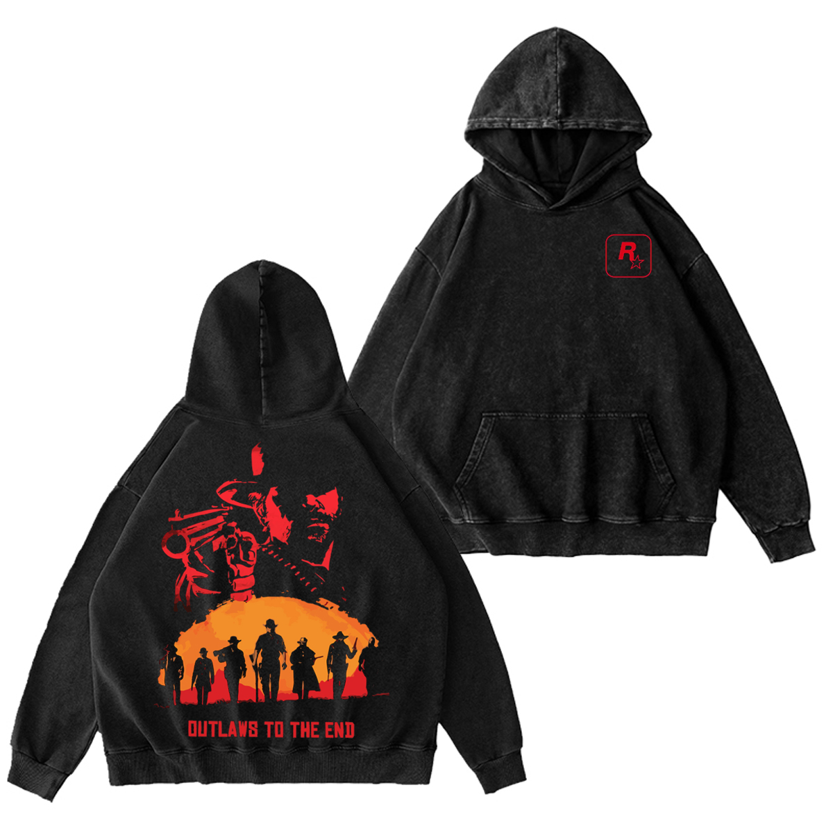 Red Dead Redemption 2 Washed T-shirt/Crewneck/Hoodie