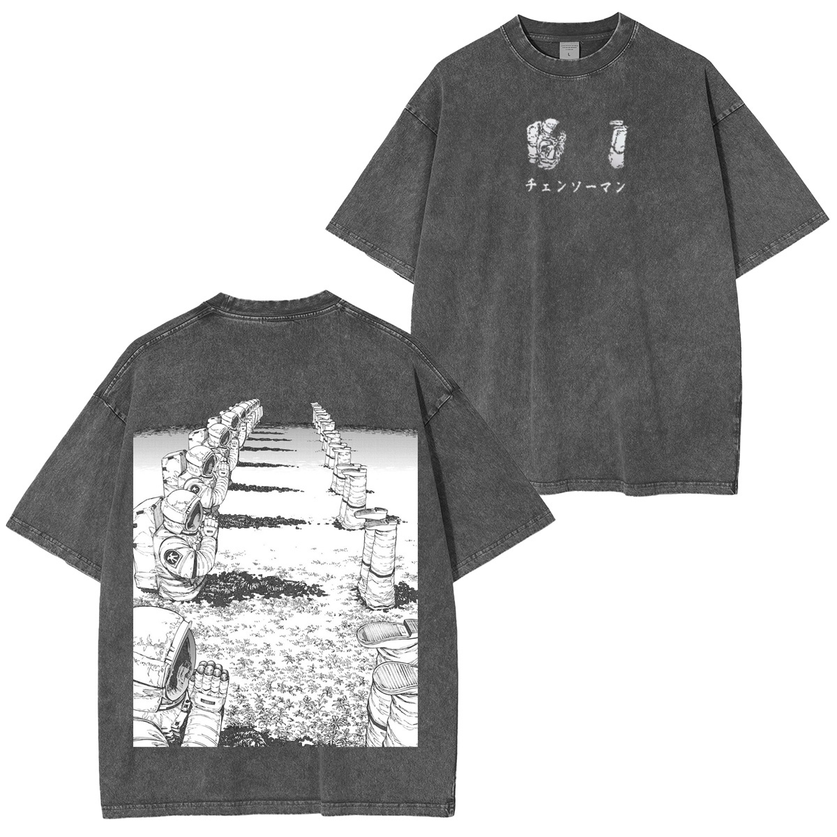 Chainsaw Man Washed T-shirt/Crewneck/Hoodie