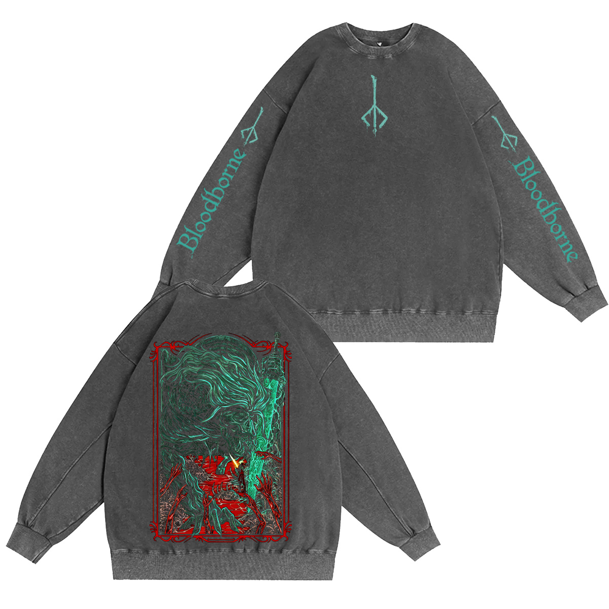 Bloodborne Washed T-shirt/Crewneck/Hoodie