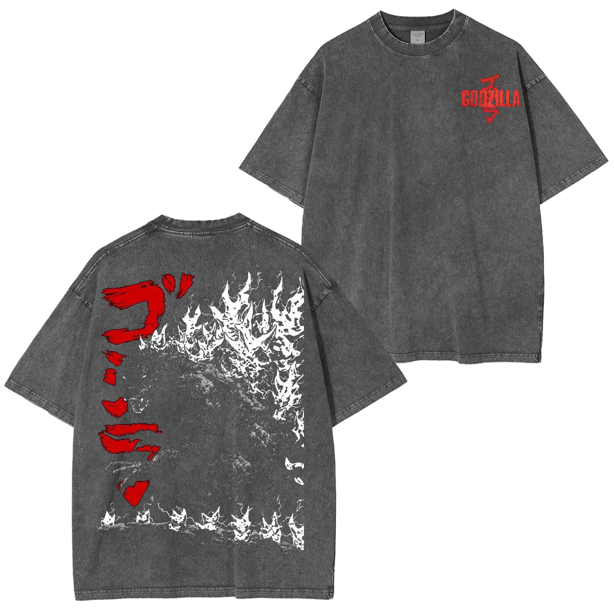 Godzilla Vintage Washed T-shirt/Crewneck/Hoodie