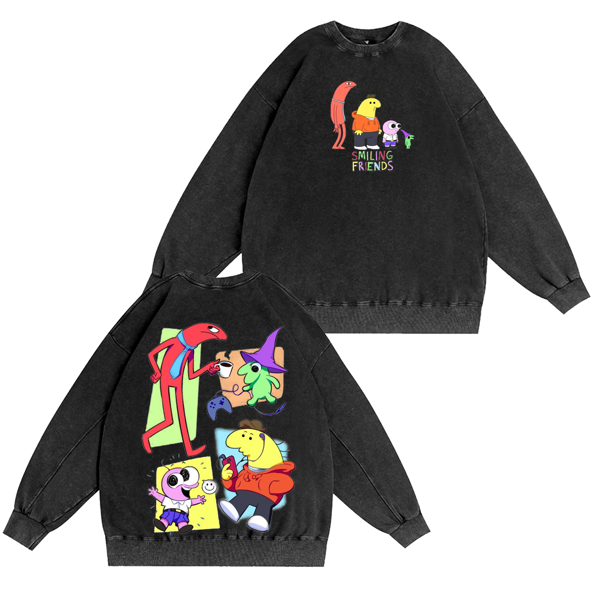 Smiling Friends Vintage  Washed T-shirt/Crewneck/Hoodie