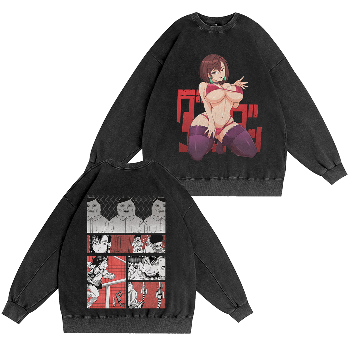 Dandadan Unisex Washed T-shirt/Crewneck/Hoodie