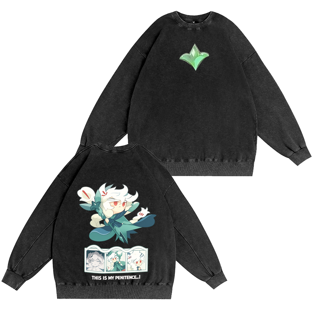 White Lily Cookie Unisex Washed T-shirt/Crewneck/Hoodie