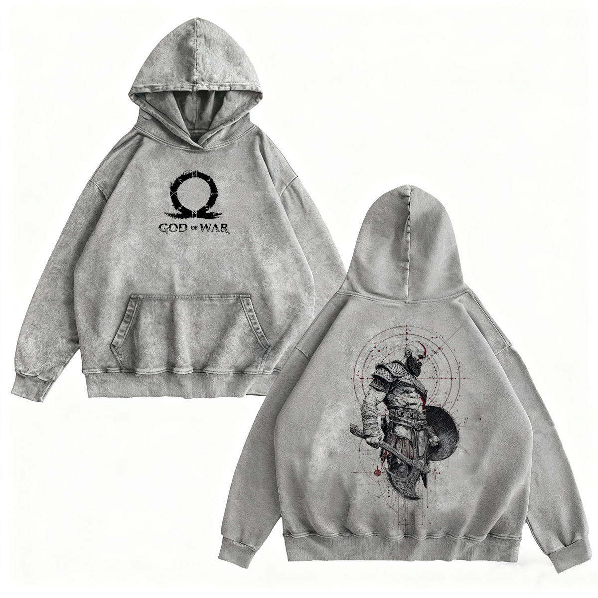 God of War Washed T-shirt/Crewneck/Hoodie
