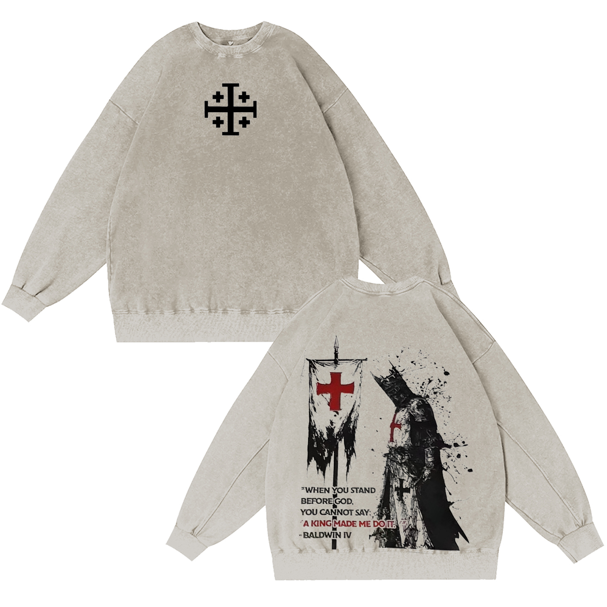 Baldwin IV Washed T-shirt/Crewneck/Hoodie