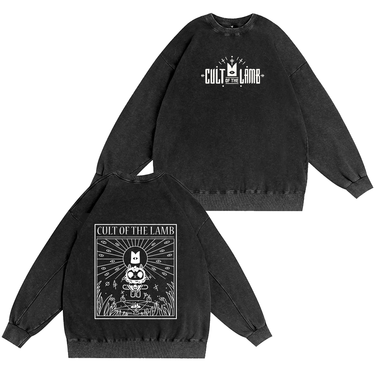 Cult of the Lamb Unisex Washed T-shirt/Crewneck/Hoodie