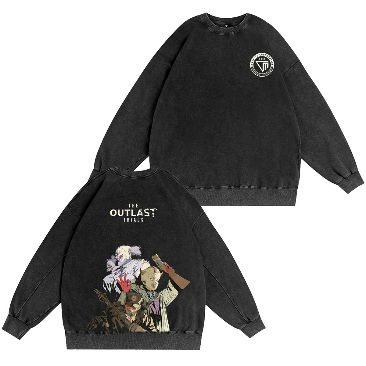 The Outlast Trials Unisex Washed T-shirt/Crewneck/Hoodie