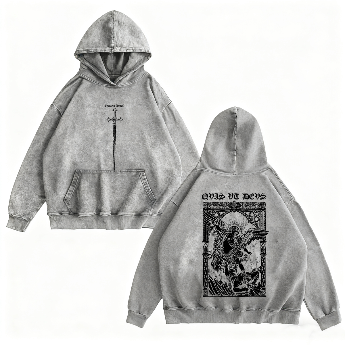 Archangel Saint Michael Vintage Washed T-shirt/Crewneck/Hoodie