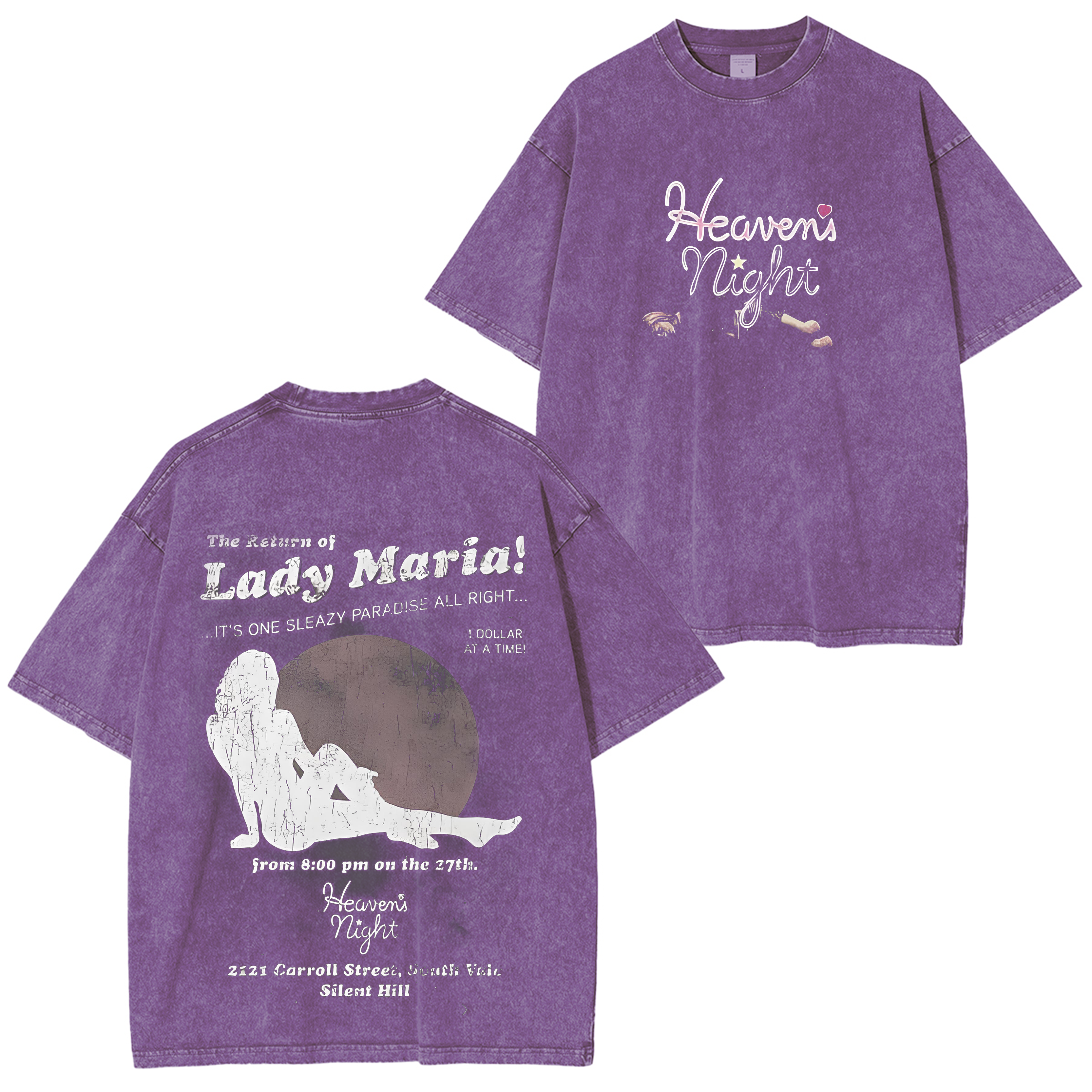 Silent Hill 2 Vintage Unisex Washed T-Shirt