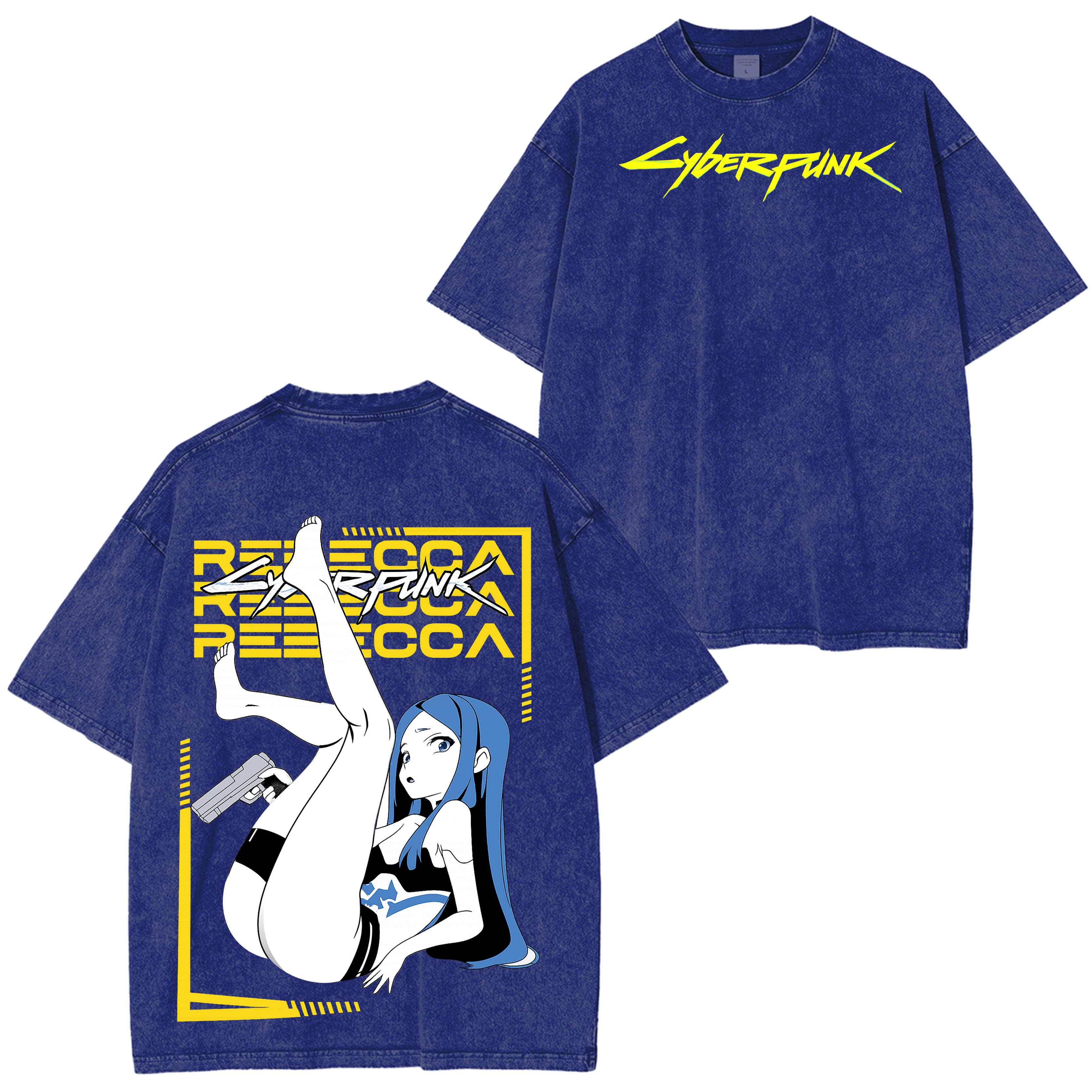 Cyberpunk: Edgerunners Vintage Unisex Washed T-Shirt