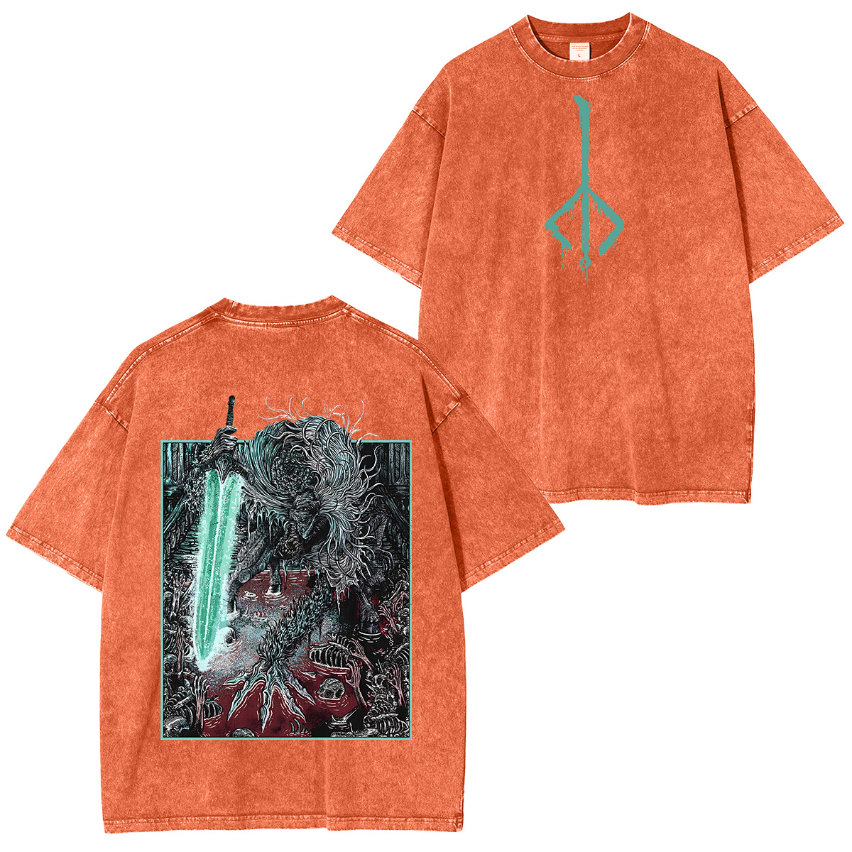 Bloodborne Ludwig The Accursed Holy Blade Grim Unisex Washed T-Shirt