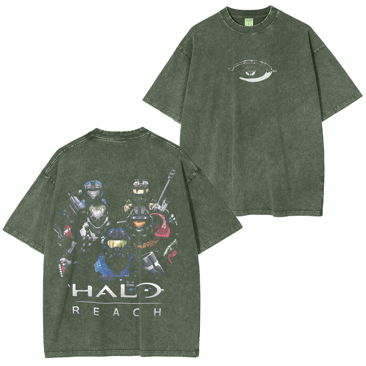 HALO REACH Games Vintage Washed T-shirt/Crewneck/Hoodie
