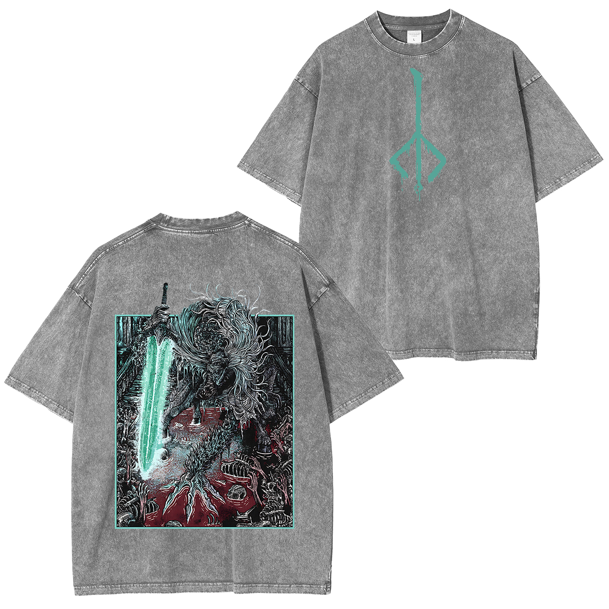 Bloodborne Ludwig The Accursed Holy Blade Grim Unisex Washed T-Shirt