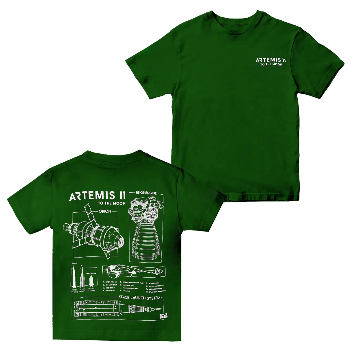 Artemis II Washed T-shirt/Crewneck/Hoodie
