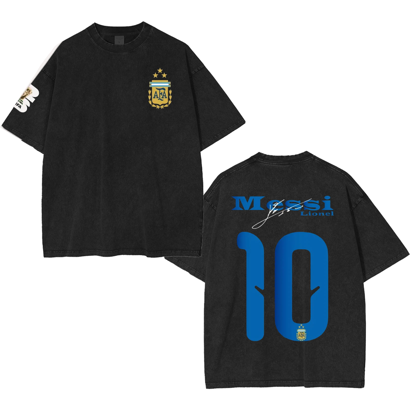 Messi's Unisex Washed T-Shirt