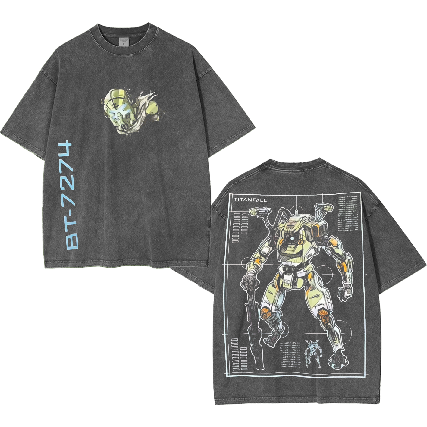 Titanfall 2 Unisex Washed T-shirt/Crewneck/Hoodie