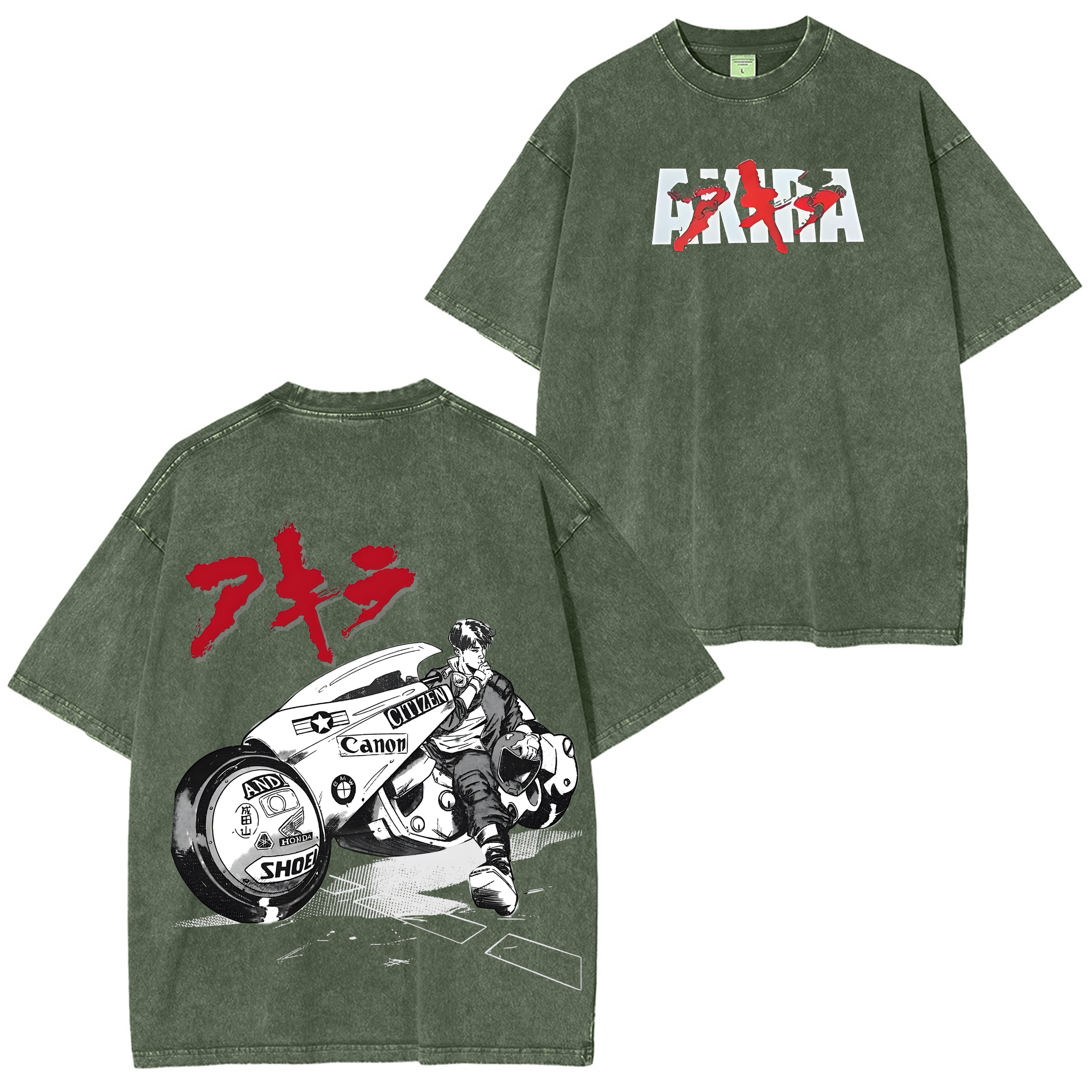 Shotaro Kaneda Vintage Unisex Washed T-Shirt